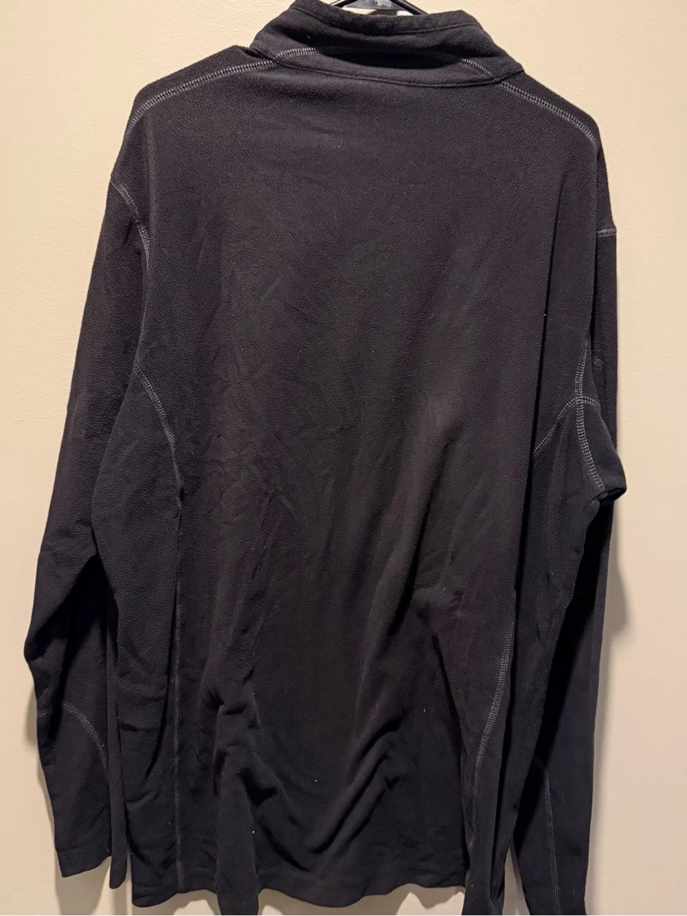 Columbia Men's Black Quarter-Zip Fleece Pullover